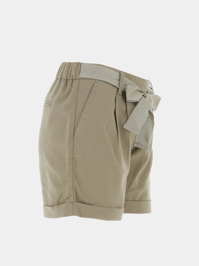 Short loose ceinture rita kaki femme - Only