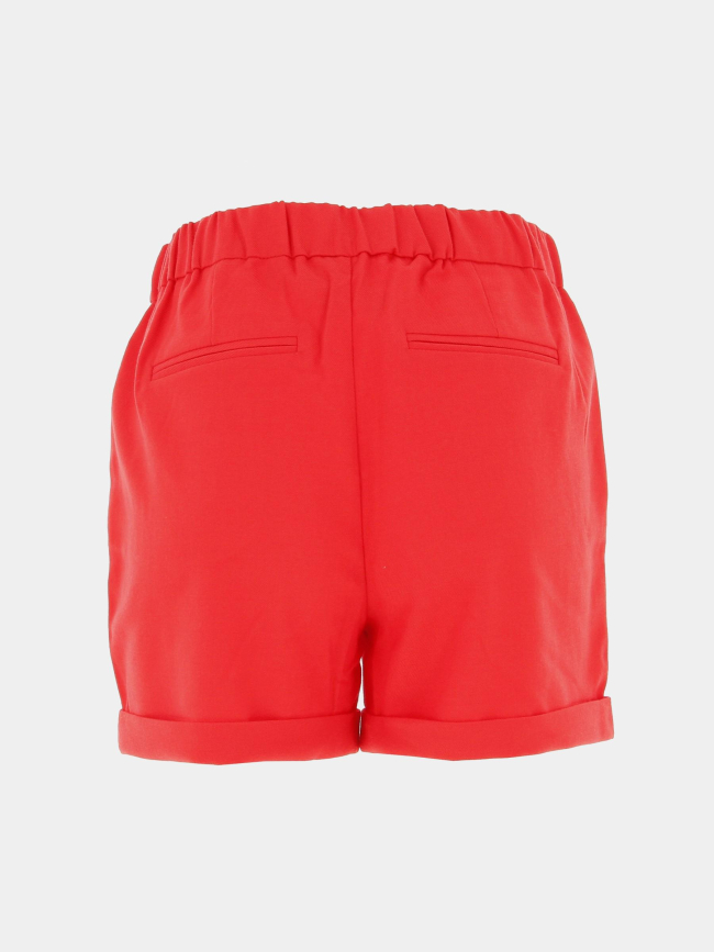 Short loose ceinture rita rouge femme - Only