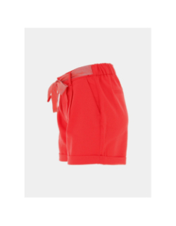 Short loose ceinture rita rouge femme - Only