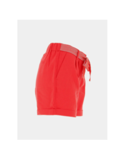 Short loose ceinture rita rouge femme - Only