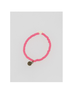 Bracelet coquillage lumni rose fluo femme - Barts