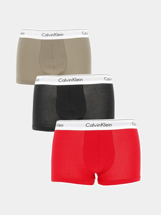 Pack 3 boxers modern coton multicolore homme - Calvin Klein