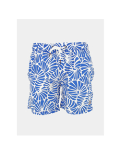 Short de bain imprimés bleu blanc homme - Serge Blanco