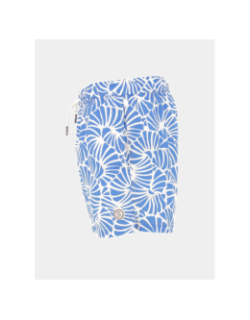 Short de bain imprimés bleu blanc homme - Serge Blanco