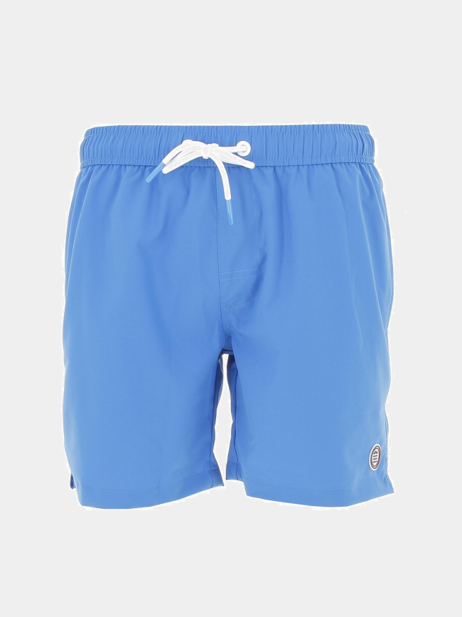 Short de bain uni bleu homme - Serge Blanco