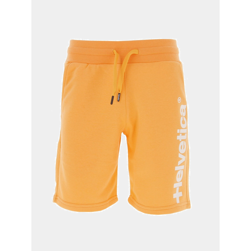 Short jogging kilian orange homme - Helvetica