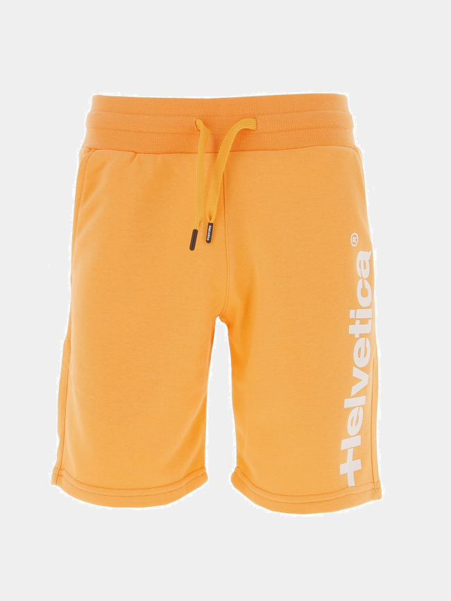 Short jogging kilian orange homme - Helvetica