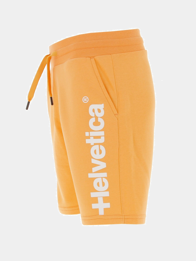 Short jogging kilian orange homme - Helvetica