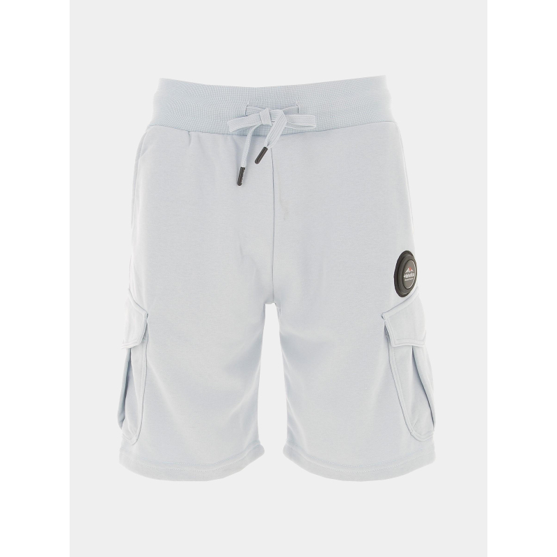 Short jogging cargo bro bleu clair homme - Helvetica