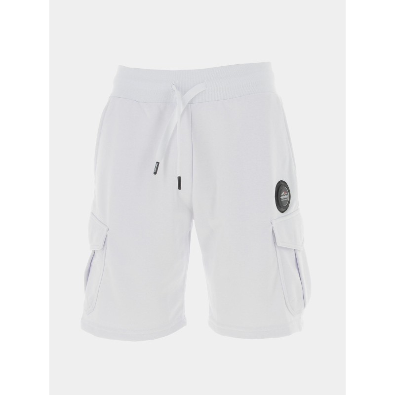 Short jogging cargo bro blanc homme - Helvetica