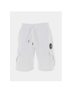 Short jogging cargo bro blanc homme - Helvetica