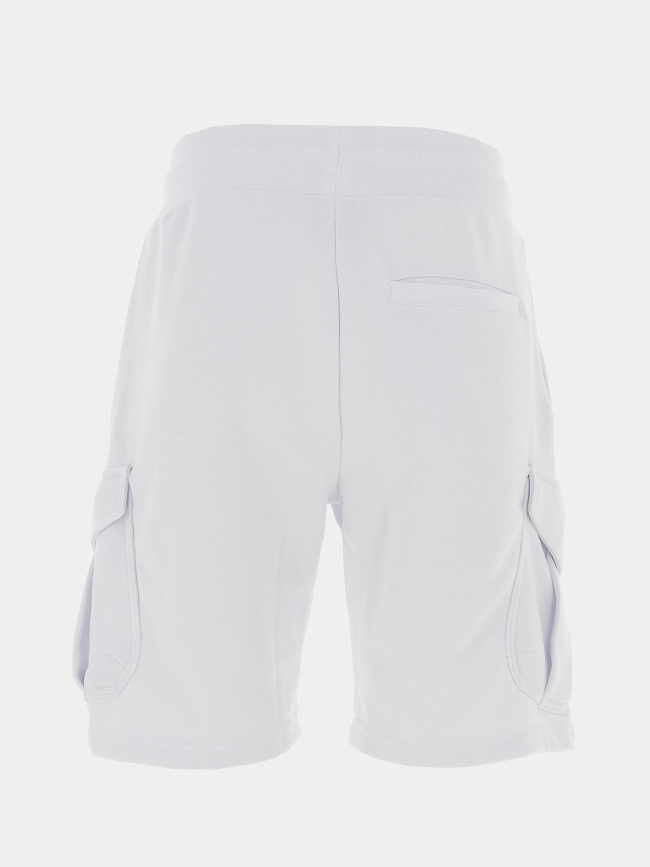 Short jogging cargo bro blanc homme - Helvetica