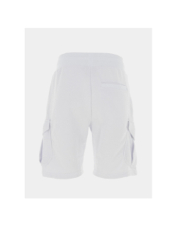 Short jogging cargo bro blanc homme - Helvetica