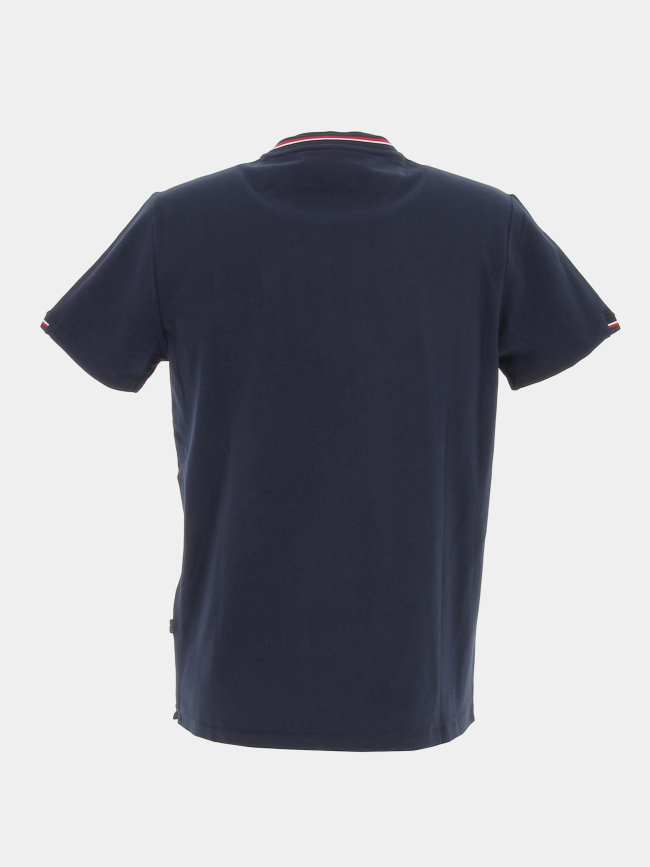 T-shirt stretch glen bleu marine homme - Izac