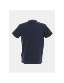 T-shirt stretch glen bleu marine homme - Izac
