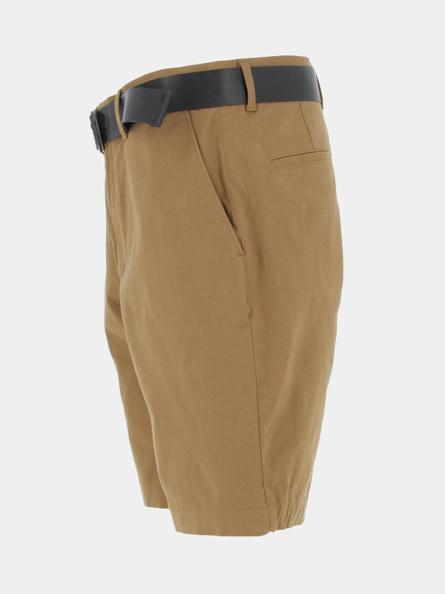 Short modern twill ceinture kaki homme - Calvin Klein