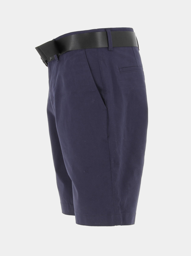 Short modern twill ceinture bleu marine homme - Calvin Klein