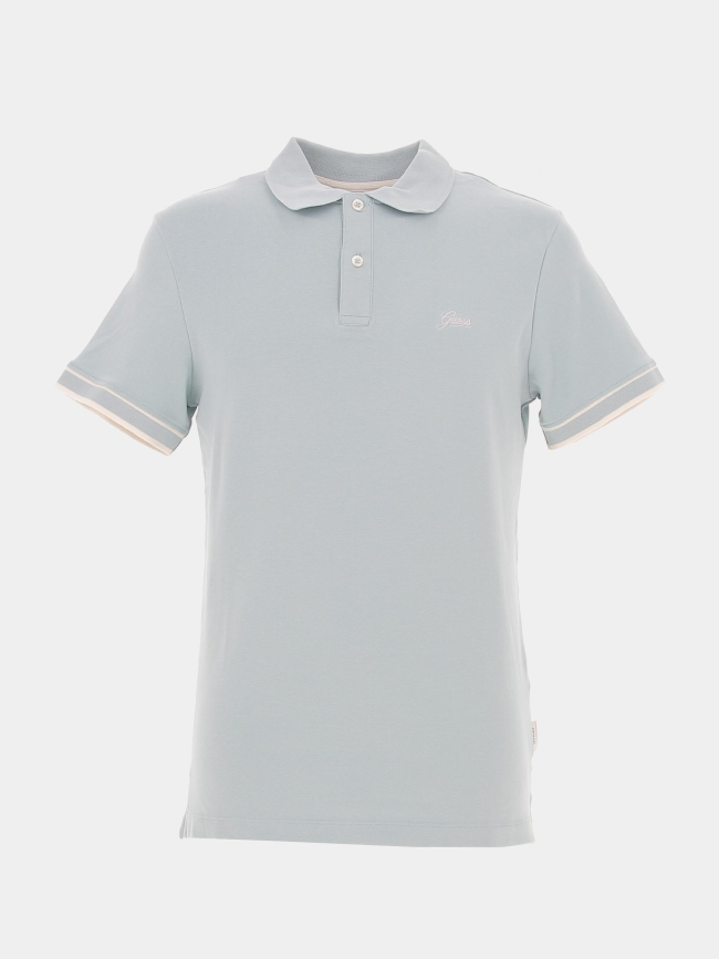 Polo olivier lagon bleu homme - Guess