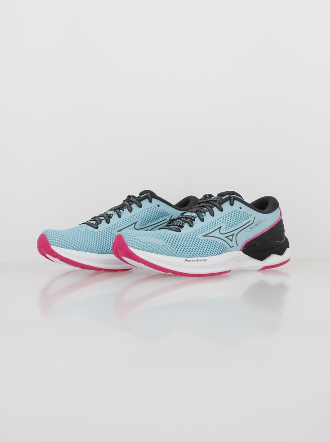 Chaussures de running wave revolt 3 bleu femme - Mizuno