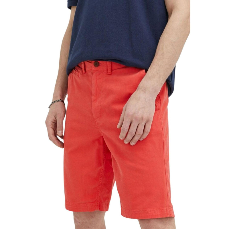 Short chino vintage officier rouge homme - Superdry