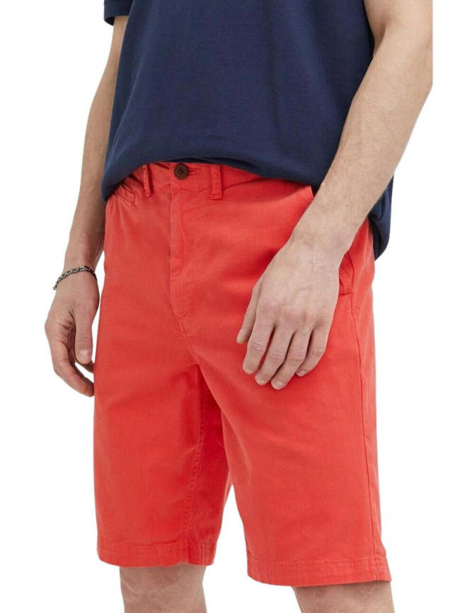 Short chino vintage officier rouge homme - Superdry