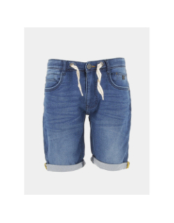 Short en jean jogjean stretch bleu foncé homme - Rms 26