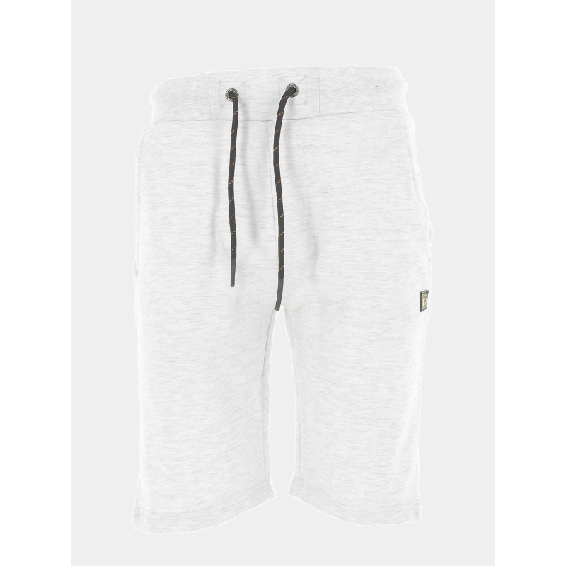 Short jogging tech fleece blanc chiné homme - Rms 26