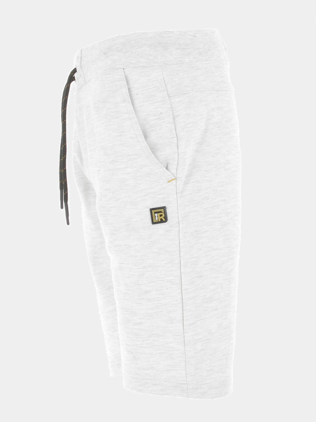 Short jogging tech fleece blanc chiné homme - Rms 26