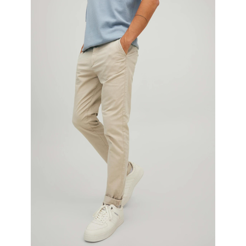 Pantalon chino marco fury beige homme - Jack & Jones