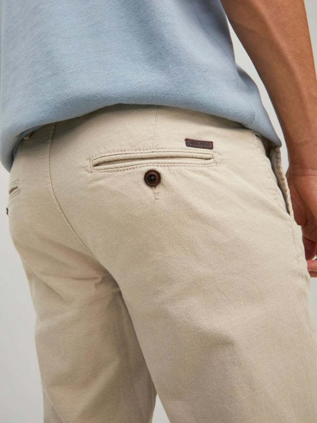 Pantalon chino marco fury beige homme - Jack & Jones