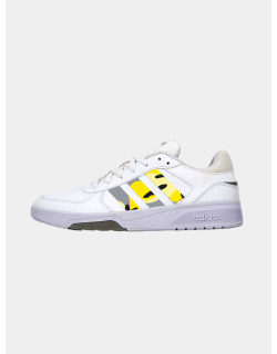 Baskets courtbeat camo jaune blanc homme - Adidas