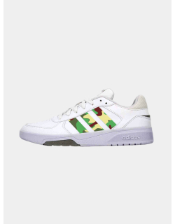 Baskets courtbeat camo vert blanc homme - Adidas