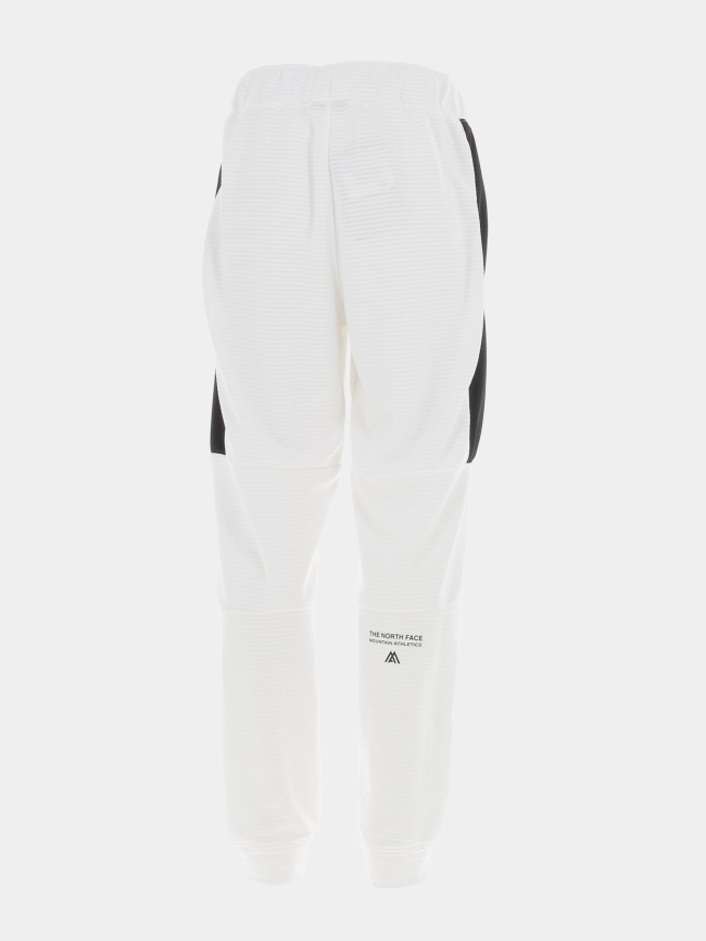 Jogging fleece côtelé blanc noir homme - The North Face