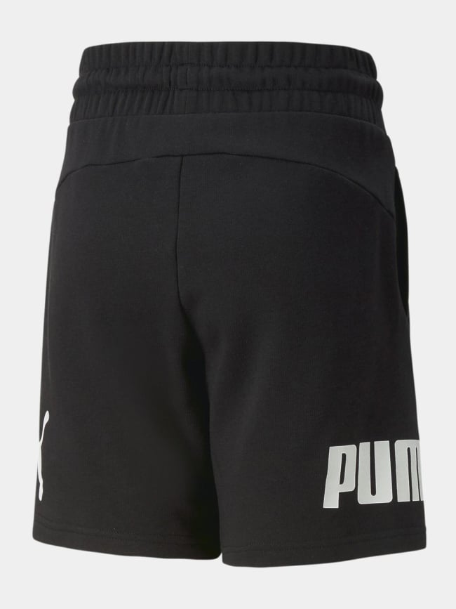 Short jogging training logo noir garçon - Puma
