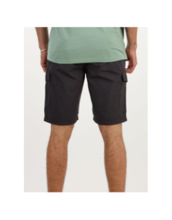 Short cargo popeline ceinture gris anthracite homme - Oxbow