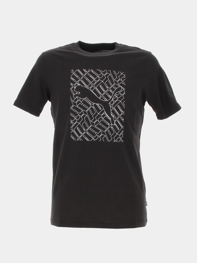 T-shirt grafs cat box noir homme - Puma