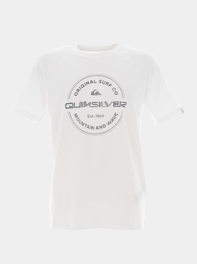 T-shirt circle flaxton blanc homme - Quiksilver