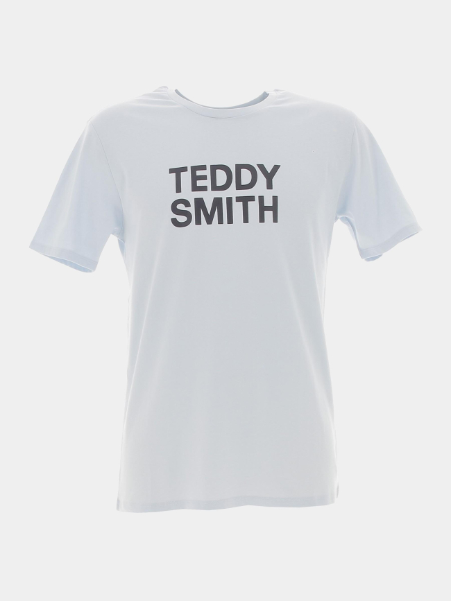 T-shirt ticlass basic bleu pastel homme - Teddy Smith