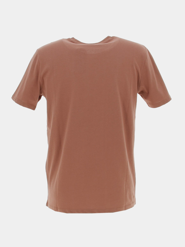 T-shirt ticlass basic marron homme - Teddy Smith