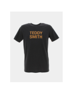 T-shirt ticlass basic orange noir homme - Teddy Smith