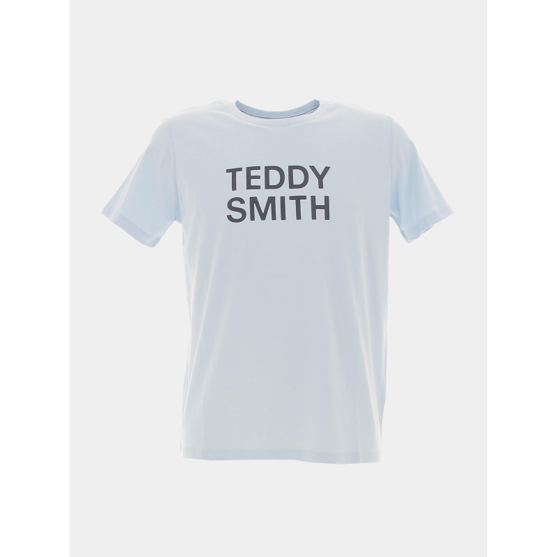 T-shirt ticlass 3 bleu pastel garçon - Teddy Smith