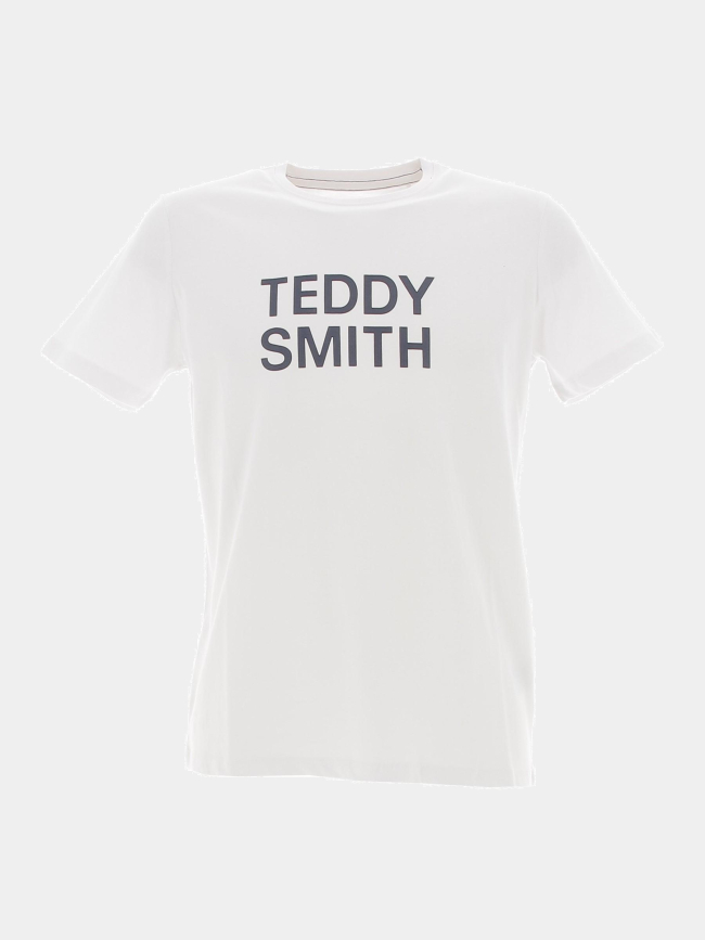 T-shirt ticlass 3 blanc garçon - Teddy Smith