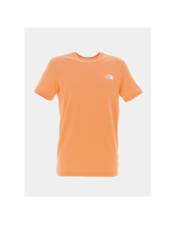 T-shirt simple dome orange homme - The North Face