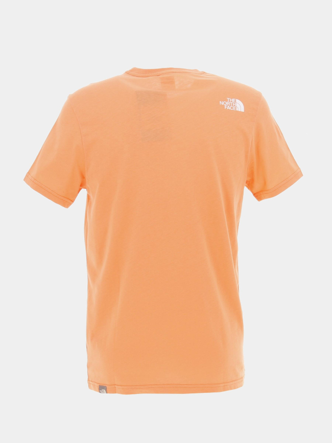 T-shirt simple dome orange homme - The North Face