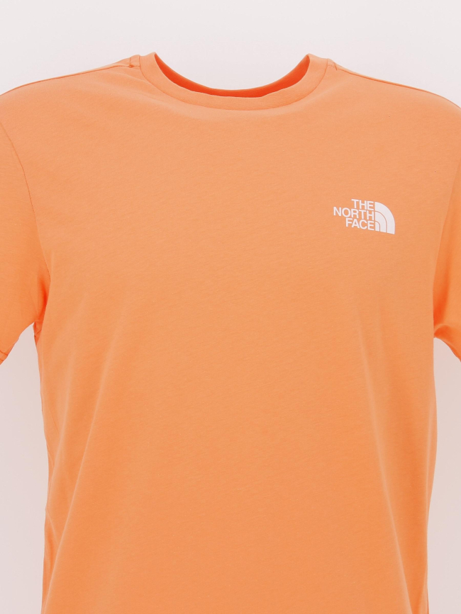 T-shirt simple dome orange homme - The North Face