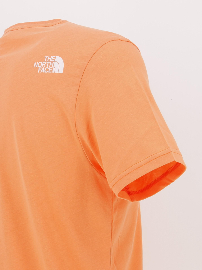 T-shirt simple dome orange homme - The North Face