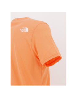 T-shirt simple dome orange homme - The North Face