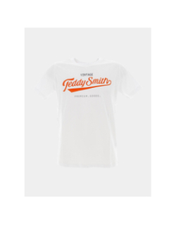 T-shirt gojo blanc garçon - Teddy Smith