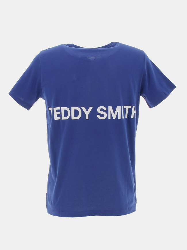 T-shirt required logo dos bleu garçon - Teddy Smith