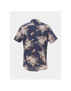 Chemise à fleurs ledger bleu marine homme - Teddy Smith